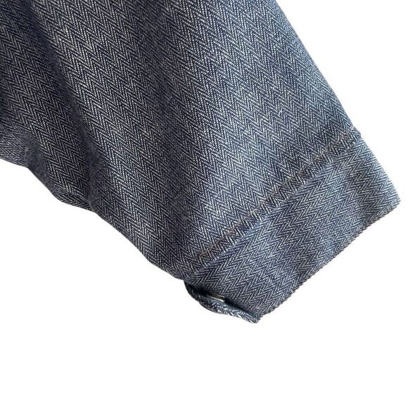 Vtg Levi Strauss Embroidered Snap Front Jacket Women’s Sz Medium Wolf Ram Crane - Picture 5 of 7